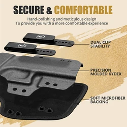 Funda híbrida Kydex Nylon IWB universal diestra