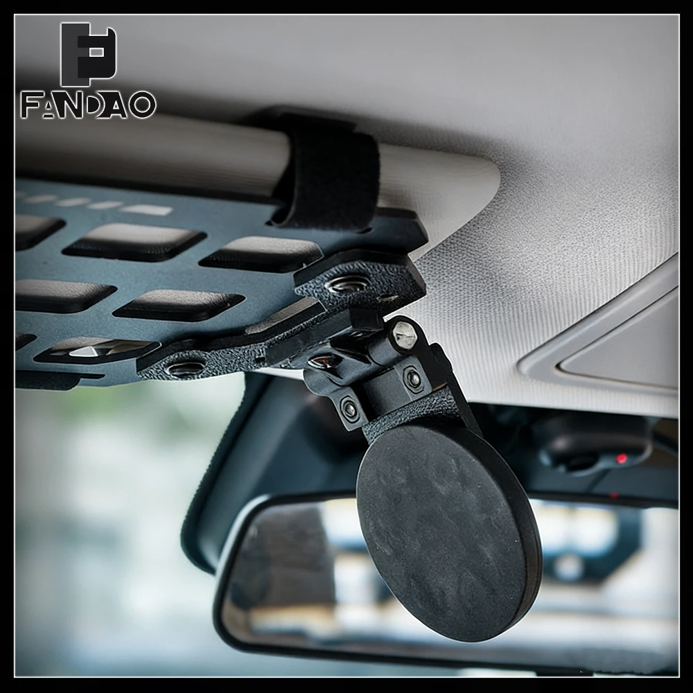 Soporte táctico magnético para visera solar con clip ajustable - imagen 2