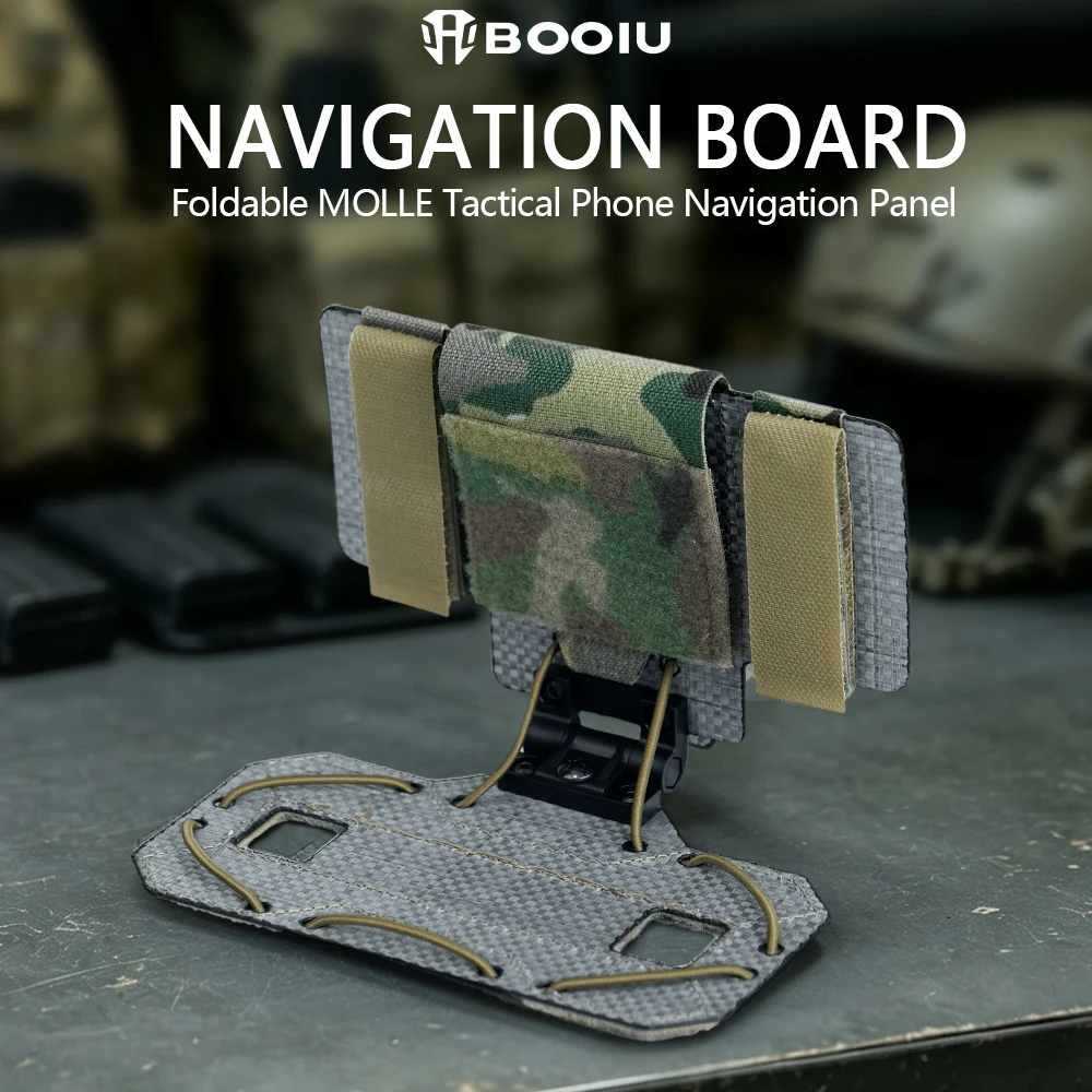BOOIU soporte MOLLE para teléfono con placa Tegris de navegación - imagen 5