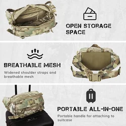 VOTAGOO Riñonera táctica Cordura impermeable bandolera