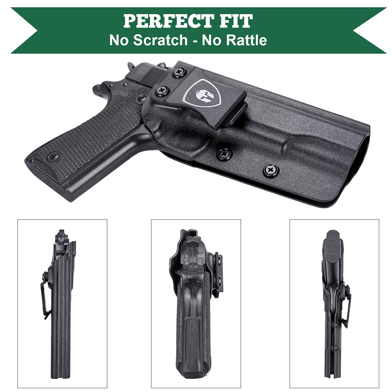 Funda IWB Kydex para 1911 5 pulgadas sin raíl – Porte oculta - imagen 3