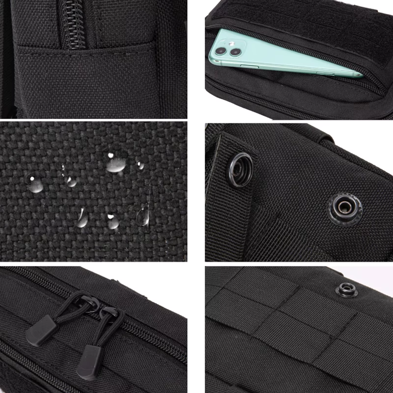 Bolsa administrativa táctica MOLLE – Organizador nailon para EDC - imagen 4