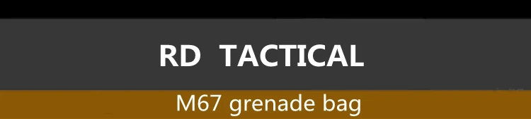 Bolsa táctica con granadas M67