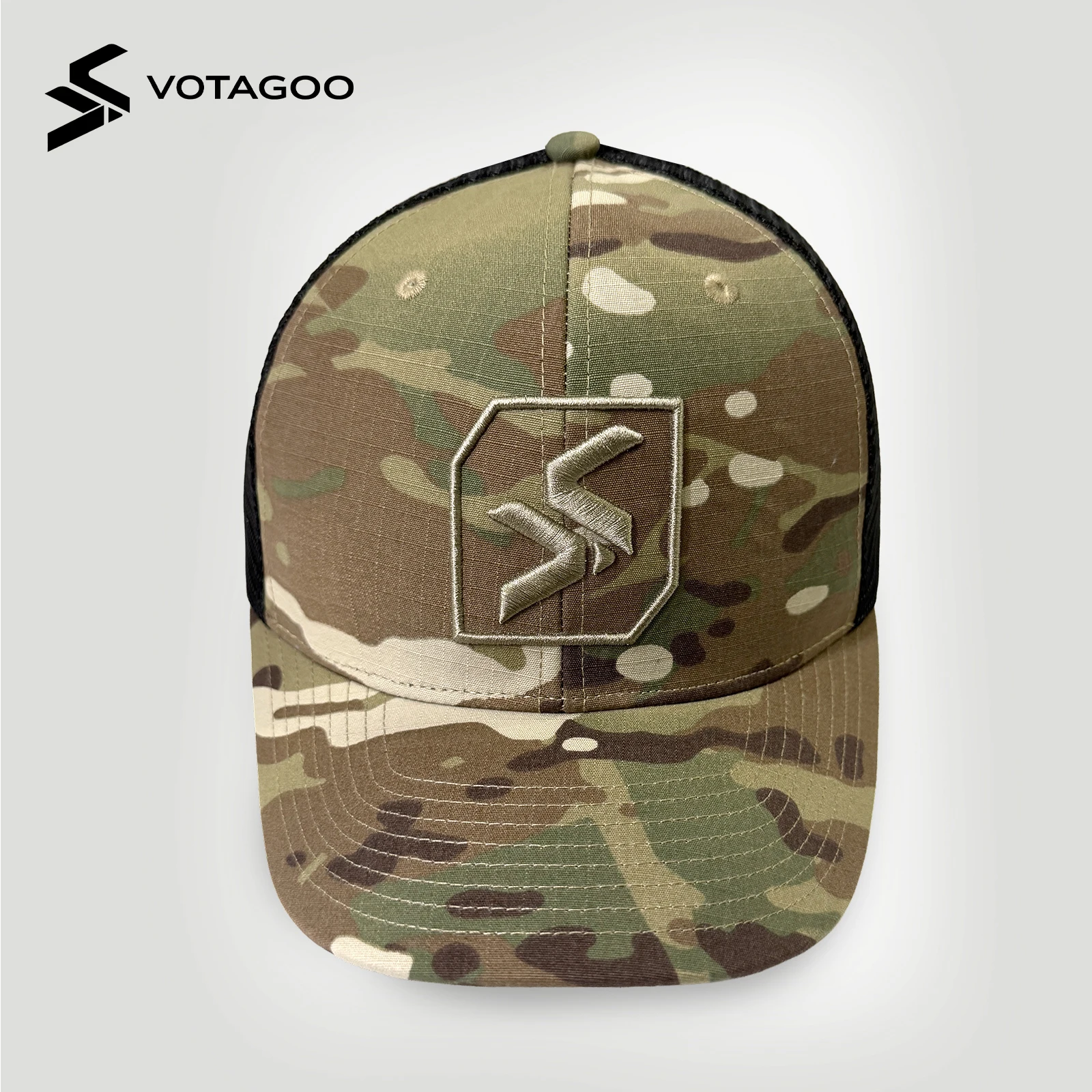 VOTAGOO Gorra táctica Multicam camuflaje todoterreno arañazos - imagen 4