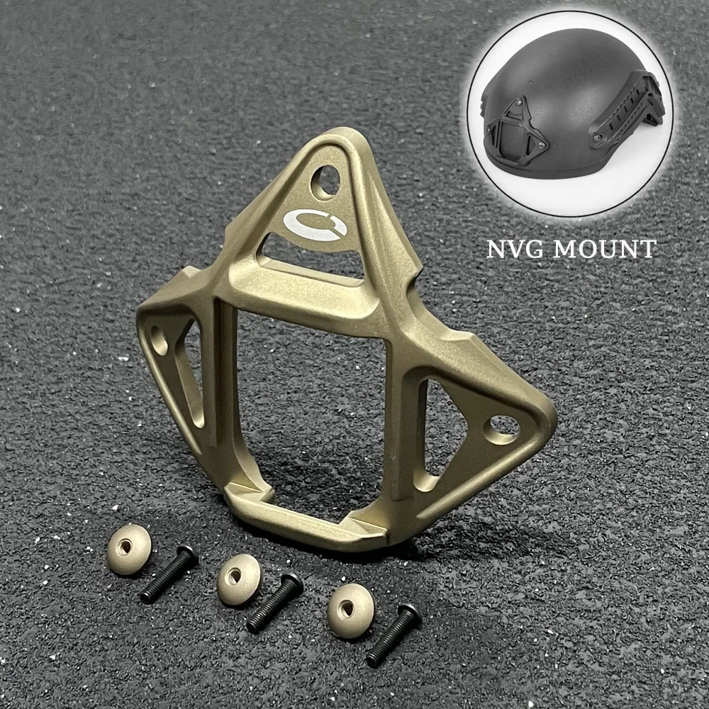 Adaptador NVG Picatinny cascos FAST y MICH aluminio - imagen 3