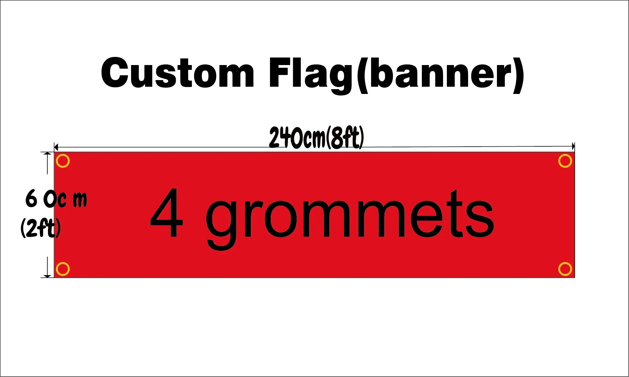Bandera pancarta personalizada con logotipo para exterior e interior - imagen 2