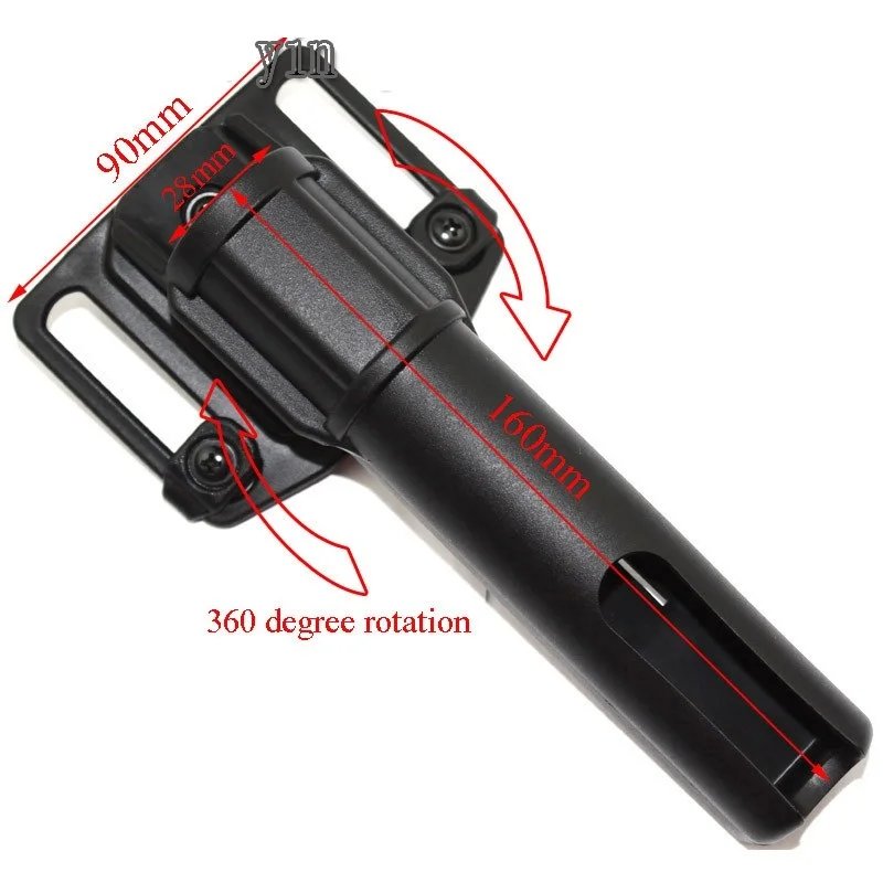 Bastón táctico ASP VULPO multiángulo con funda para linterna - imagen 4