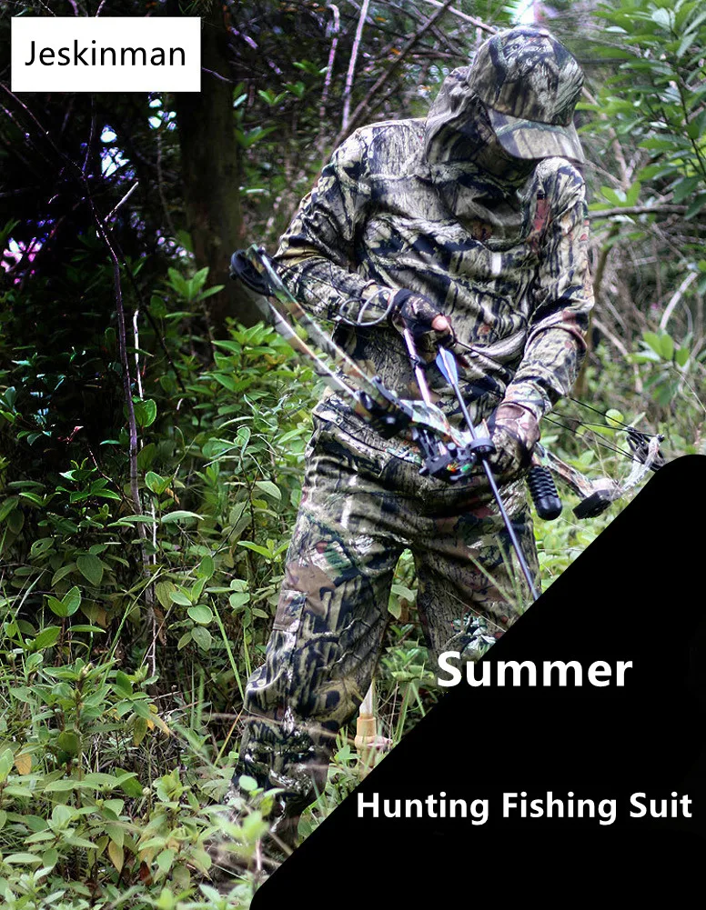 Pantalones de camuflaje biónico para caza y pesca