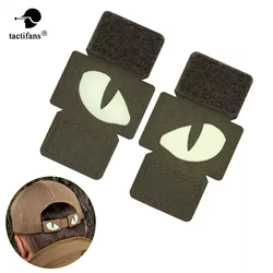 Parche táctico ojo de gato GITD MOLLE para casco paintball y ropa