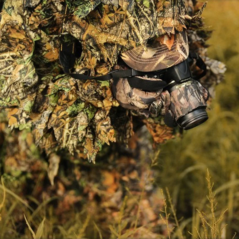Traje ghillie camuflaje 3D hojas para adultos ropa de combate táctica - imagen 4