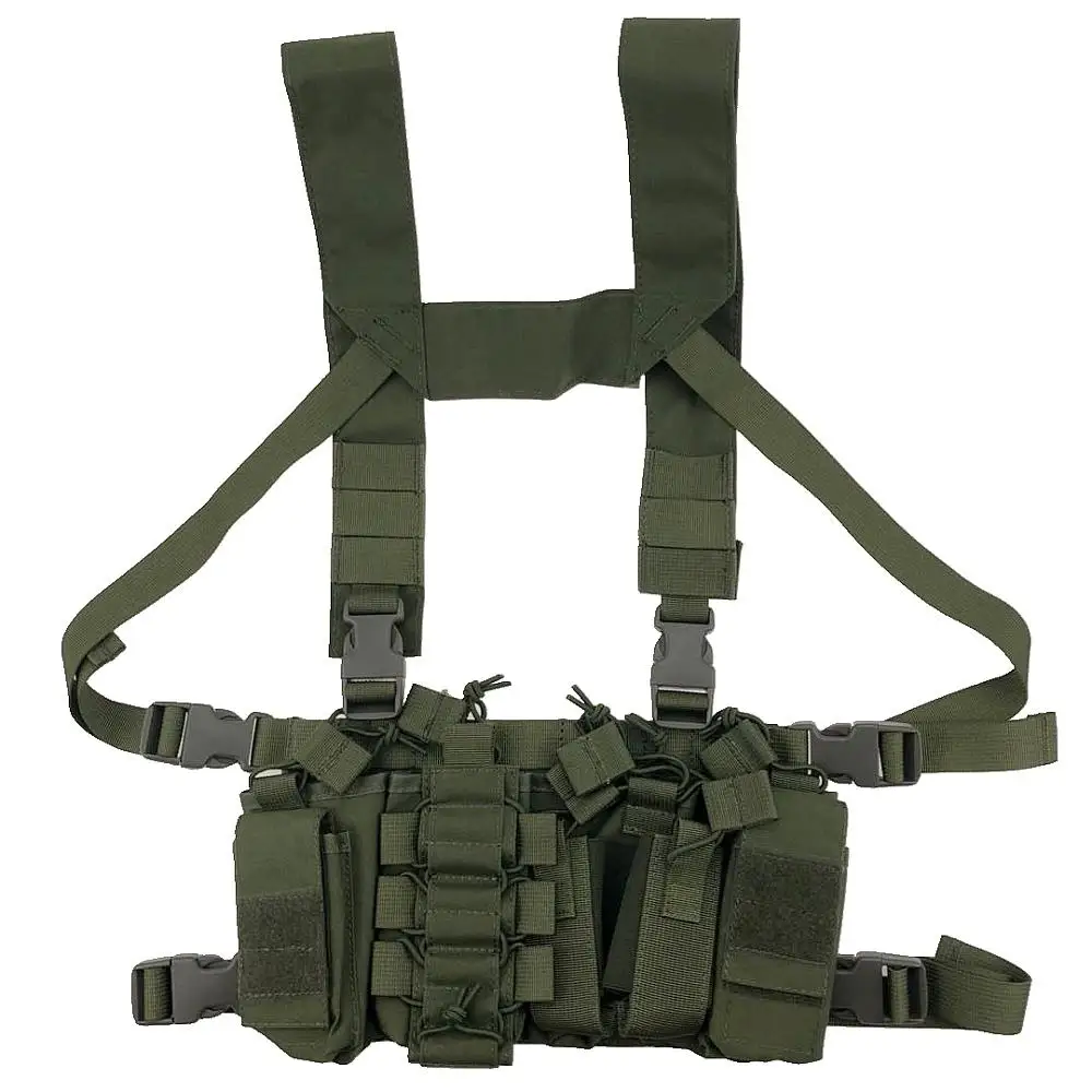 Chaleco táctico MOLLE con bolsas magnéticas para caza al aire libre - imagen 4