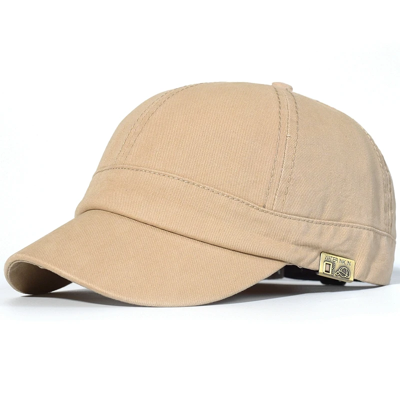 Gorra de béisbol vintage ala corta algodón perfil bajo ajustable - imagen 5