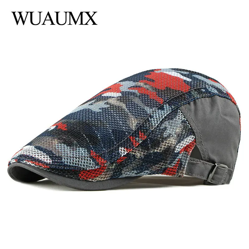 Boina táctica de camuflaje veraniega de malla transpirable unisex - imagen 4