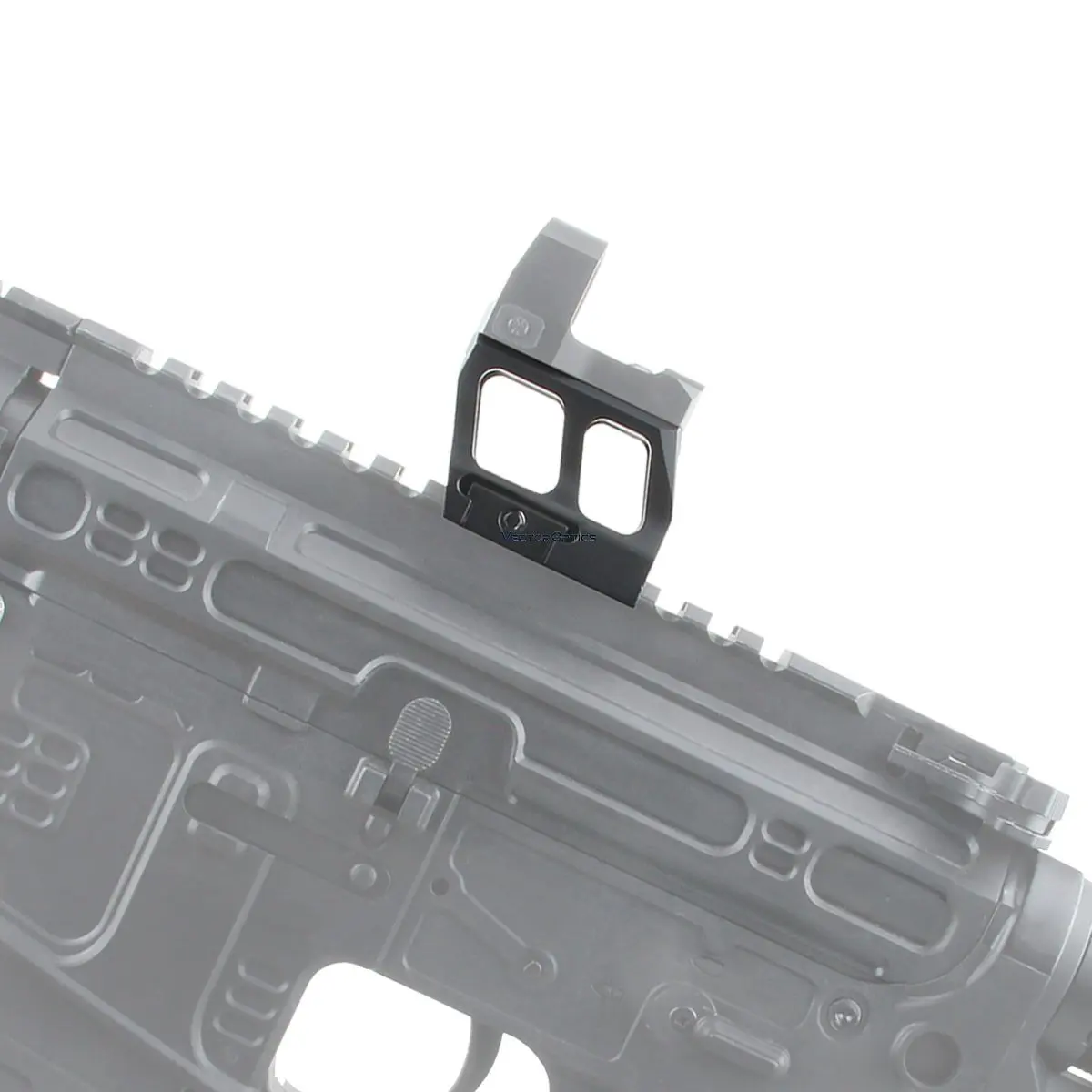 Montura Vector Optics MAG instalada en rifle