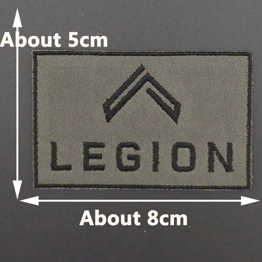 Parche bordado Legión Samurái - Insignia táctica para bolso y ropa - imagen 2