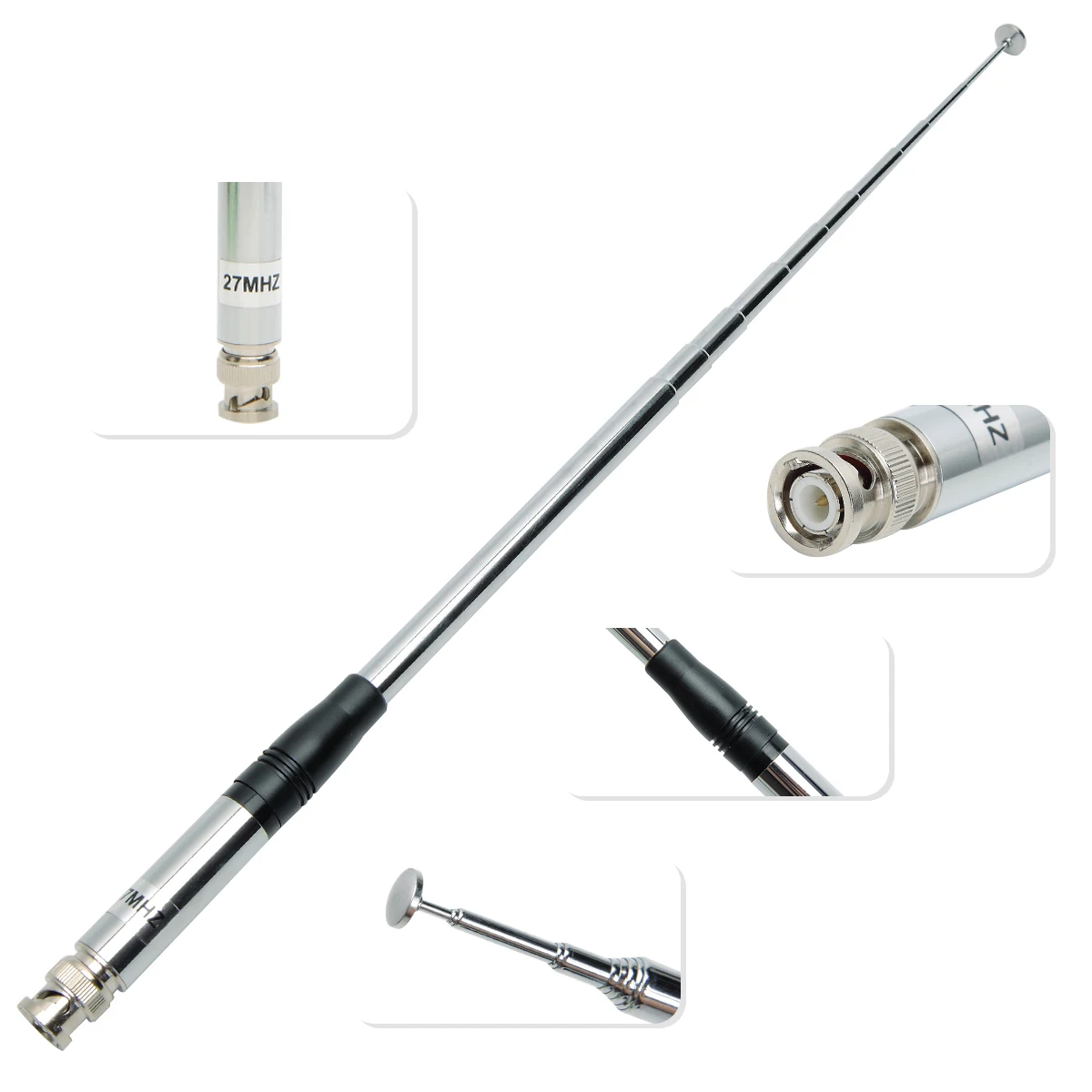 Antena CB portátil 27MHz compatible Baofeng Quansheng - imagen 2