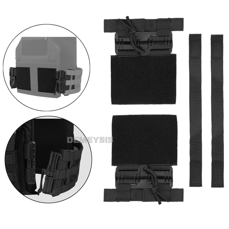 Detalle del acabado y compatibilidad con configuraciones tipo MOLLE