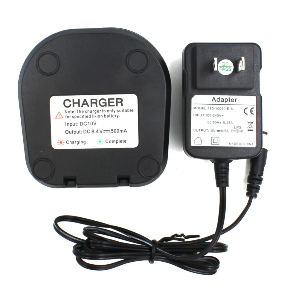 Conexión del adaptador para recargar