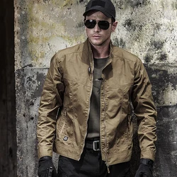 Mege chaqueta táctica militar exterior para hombre con bolsillos MOLLE