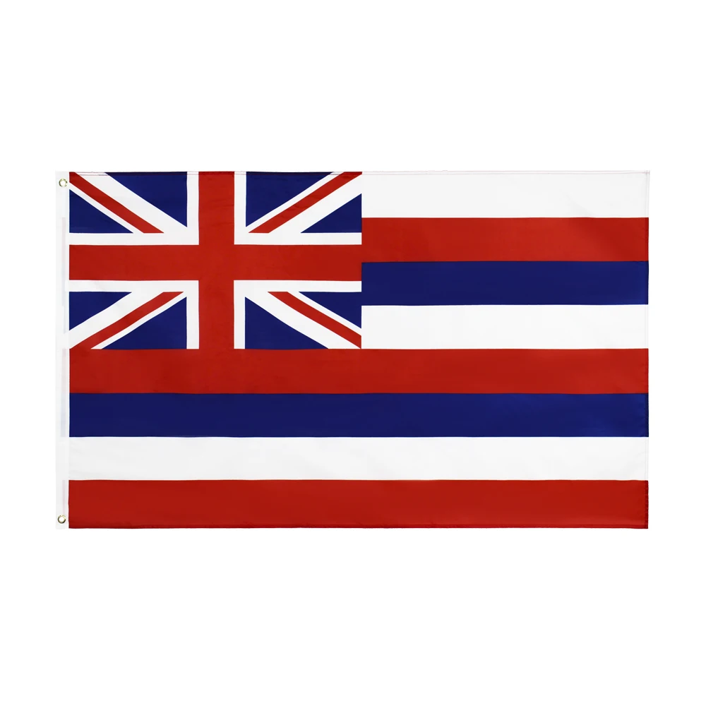 Bandera de Hawái en decoración