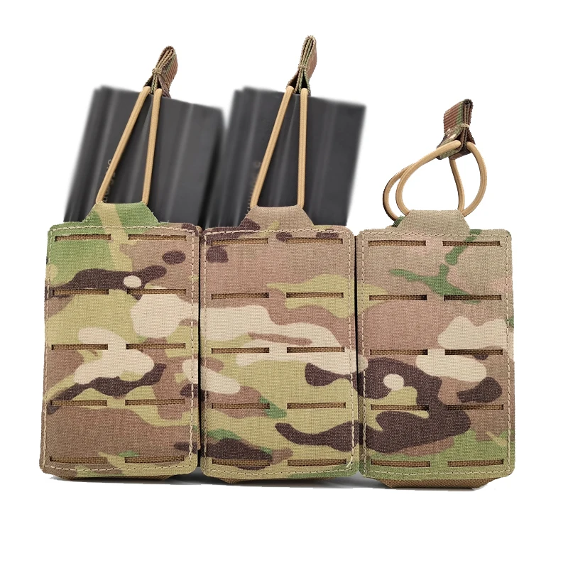 Portacargador triple abierto con sistema MOLLE