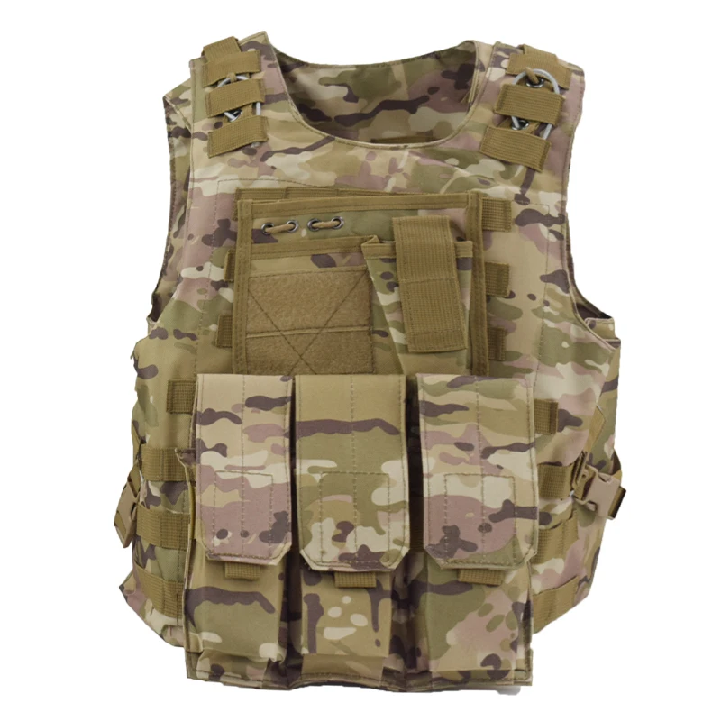 Chaleco táctico MOLLE para uso militar - camuflaje, caza y Airsoft - imagen 4
