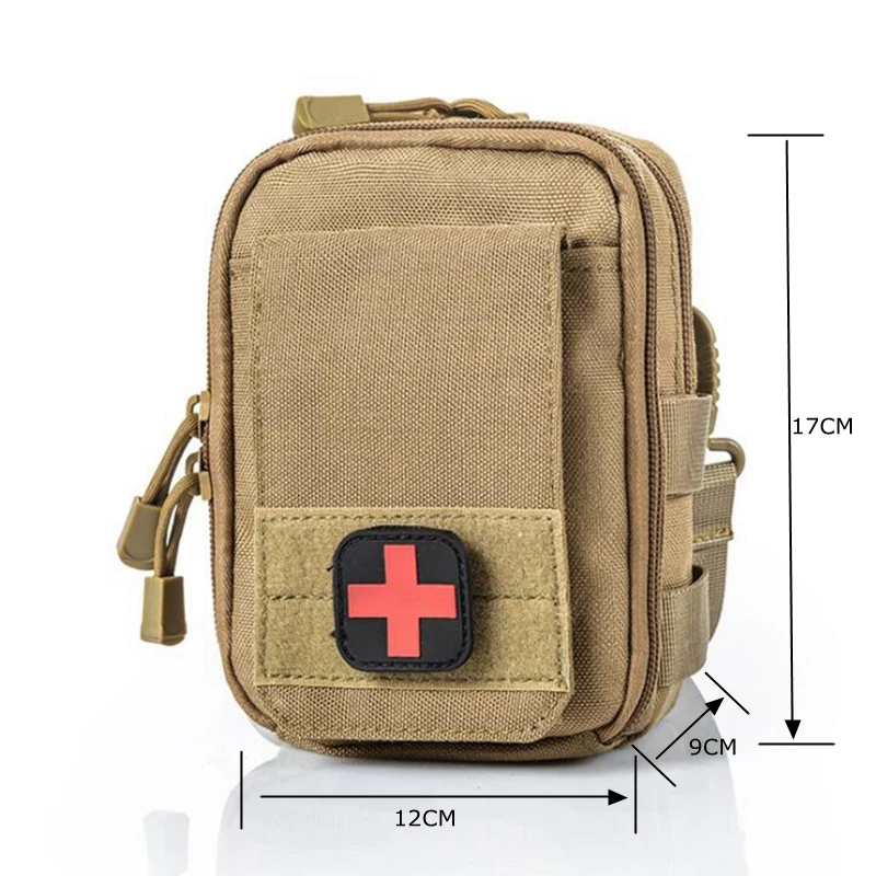 Bandolera táctica cruzada – Bolsa portapasaportes viaje MOLLE - imagen 4