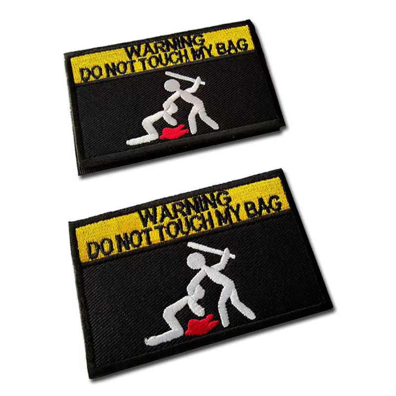 Parche bordado oso ruso táctico – Velcro 3D para brazalete o mochila - imagen 4
