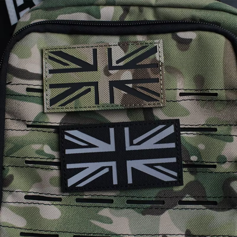 Parches tácticos Multicam IR – Insignias reflectantes nailon militar - imagen 2