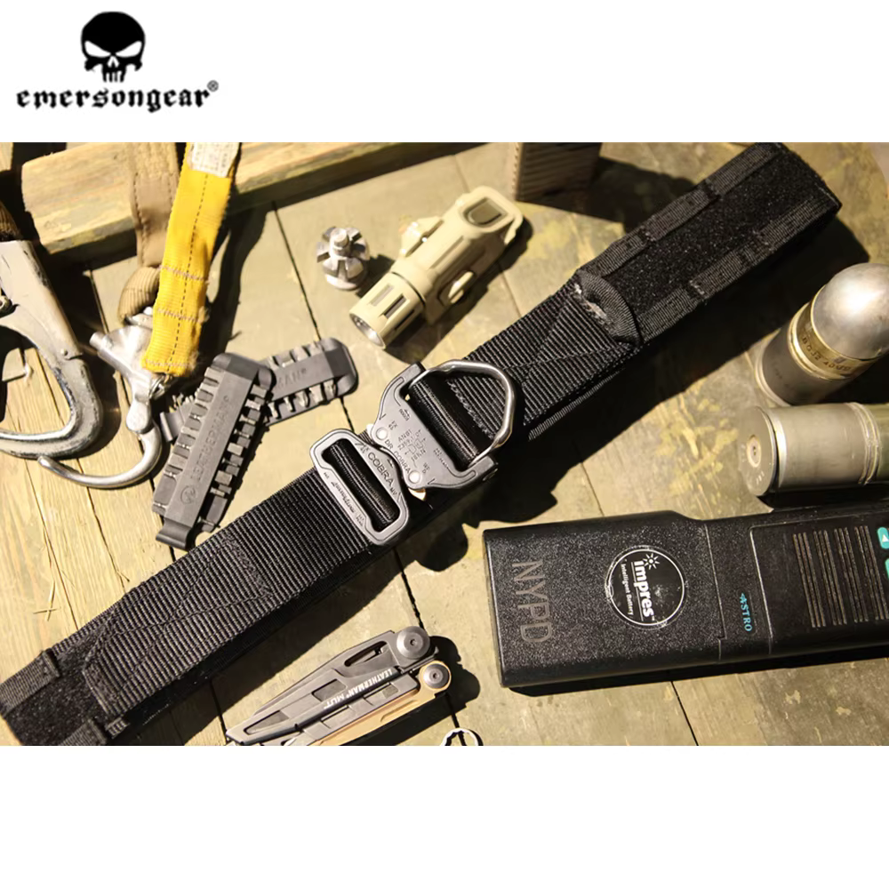 Cinturón táctico militar EmersonGear con anillo D – Caza y acampada - imagen 2