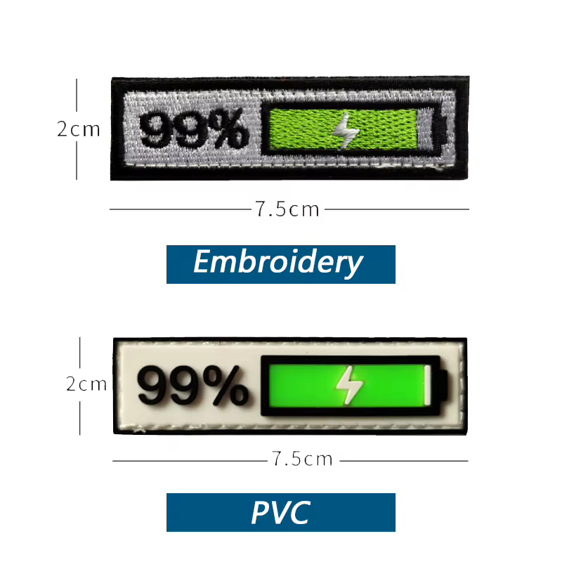 Parche táctico 3D Airsoft – PVC bordado para chaqueta y bolsa - imagen 3
