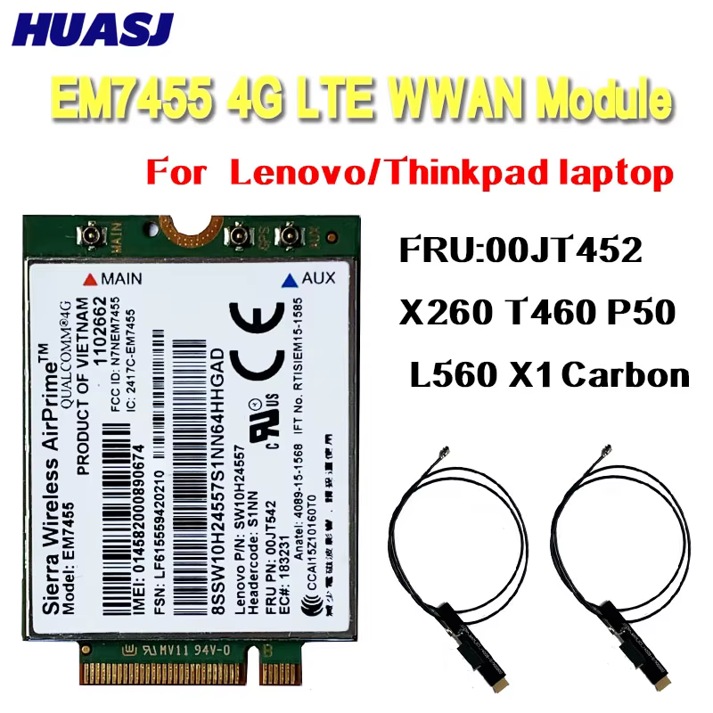 Módulo LTE 4G Gobi6000 compatible Lenovo ThinkPad T460 - imagen 3