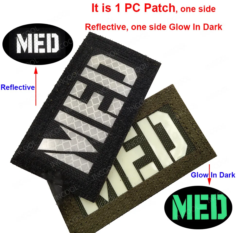 Parche MEDIC reflectante IR – Identificación táctica - imagen 3