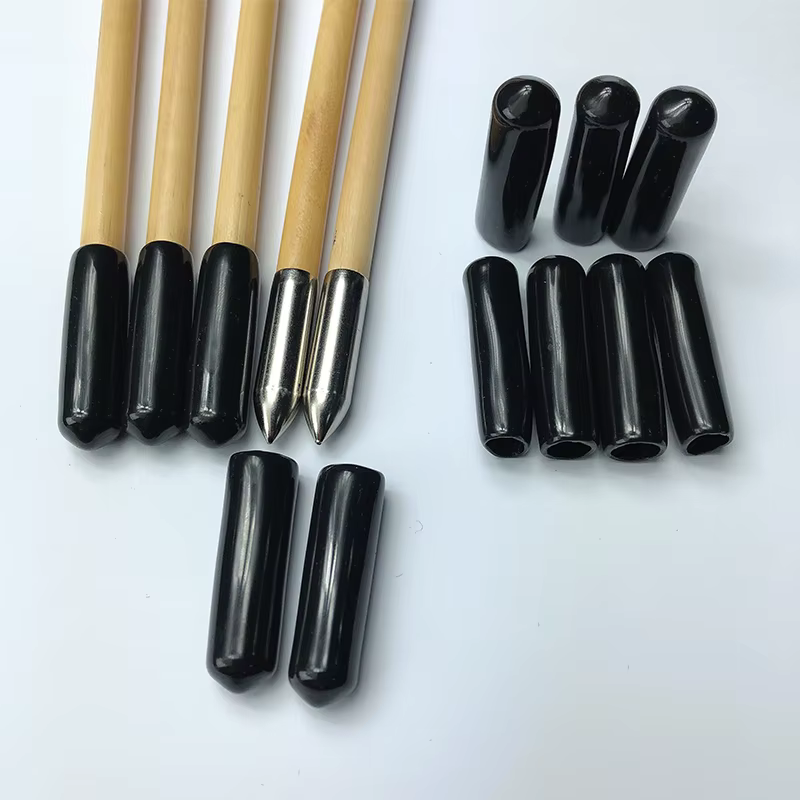 Conjunto de 24 puntas de goma Roma dispuestas para mostrar cantidad