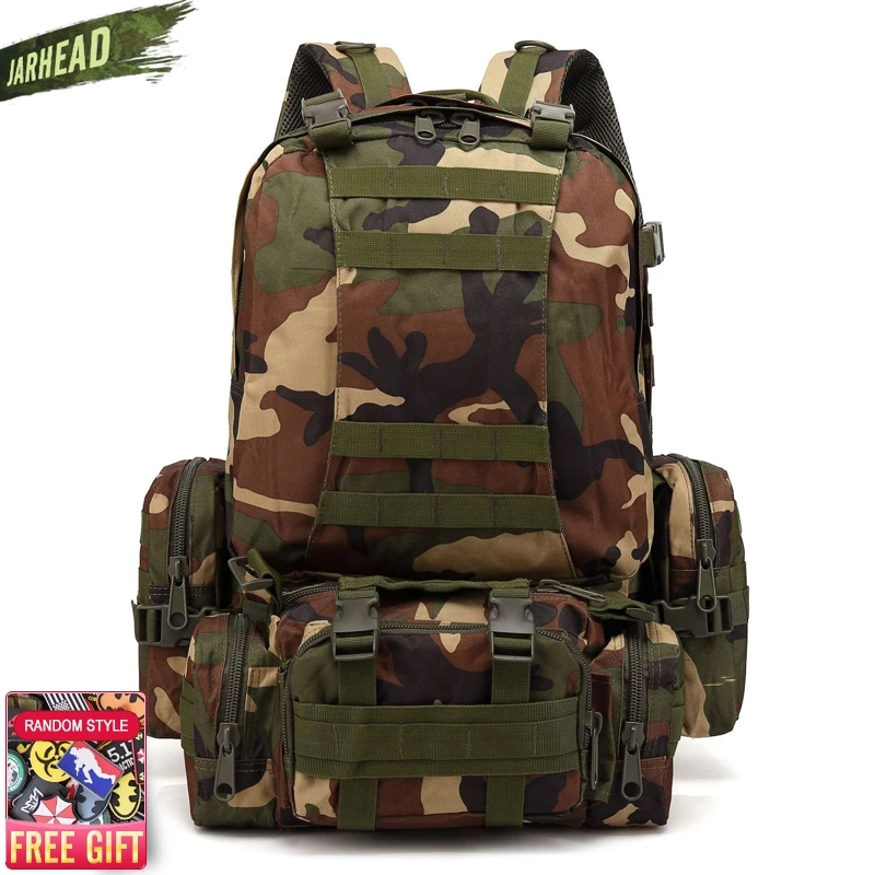 Mochila táctica MOLLE para senderismo, camping y escalada - imagen 5