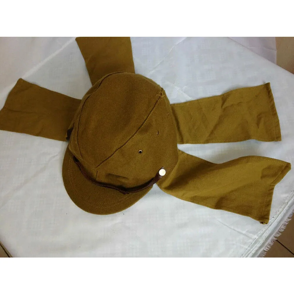 Gorra militar IJA de lana WWII con solapa para el cuello - imagen 5