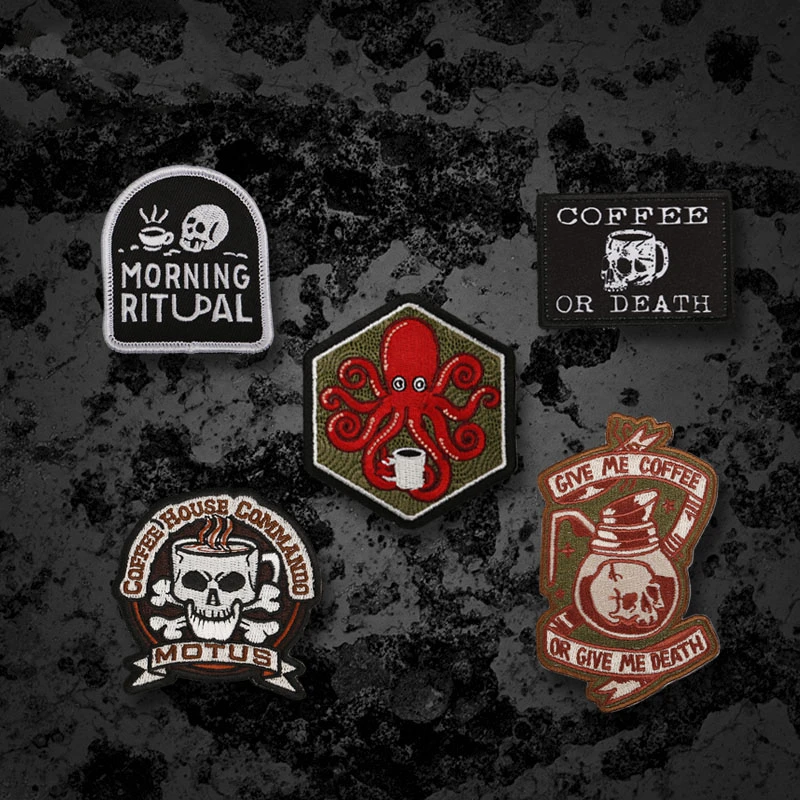 Ritupal Parche Táctico Café Militar Alta Visibilidad - imagen 2