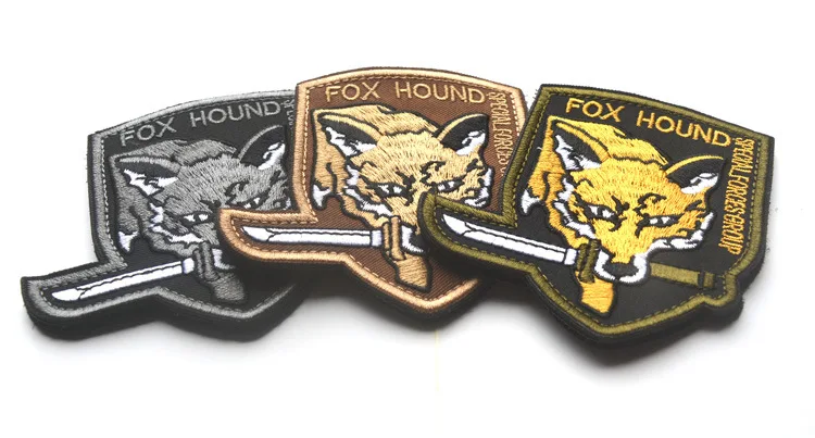 Metal Gear Solid Parche bordado Diamond Dog FOX HOUND táctico - imagen 4