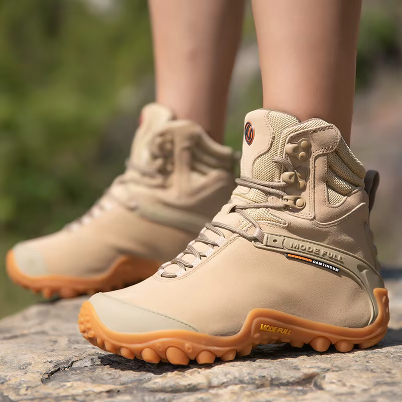 Botas tácticas cuero impermeable para trekking y outdoor - imagen 2