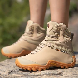 Botas tácticas cuero impermeable para trekking y outdoor