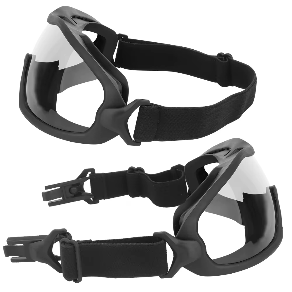 Gafas tácticas Airsoft con lentes PC transparentes antivaho - imagen 4