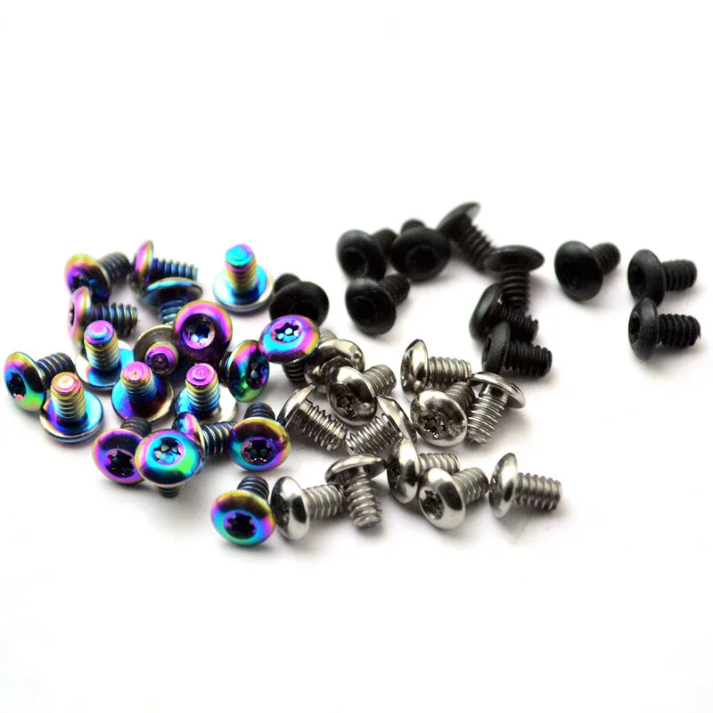 Tornillos Torx de titanio en diferentes colores