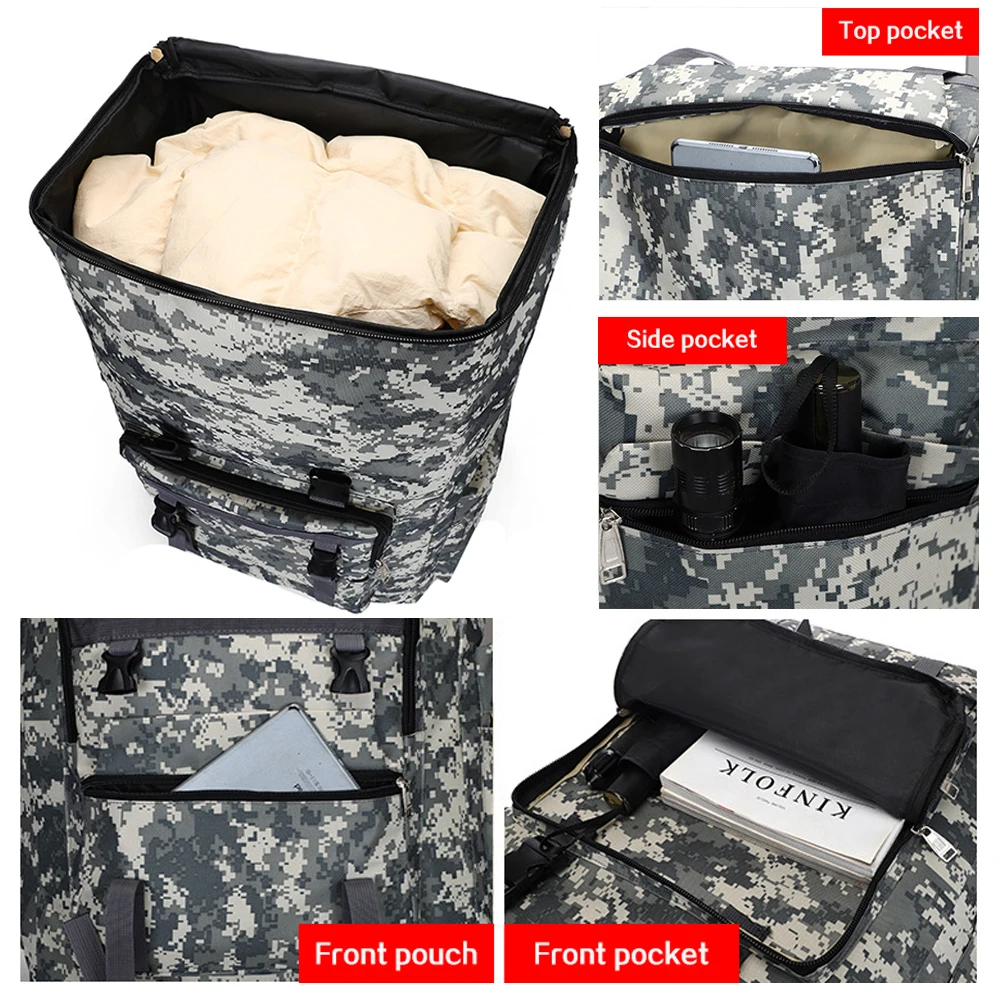 Mochila táctica militar camuflaje impermeable senderismo - imagen 3
