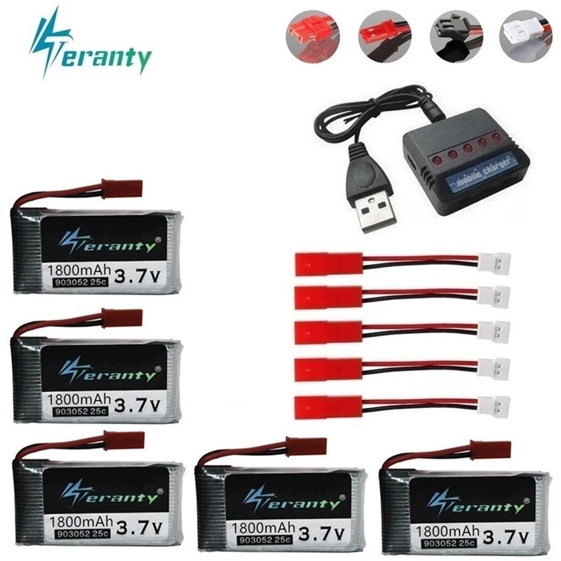Batería LiPo 1800mAh 3.7V recargable JST para walkie talkie