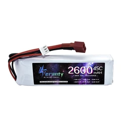 Batería LiPo WLtoys 144001 7,4V 2600mAh con enchufe T original