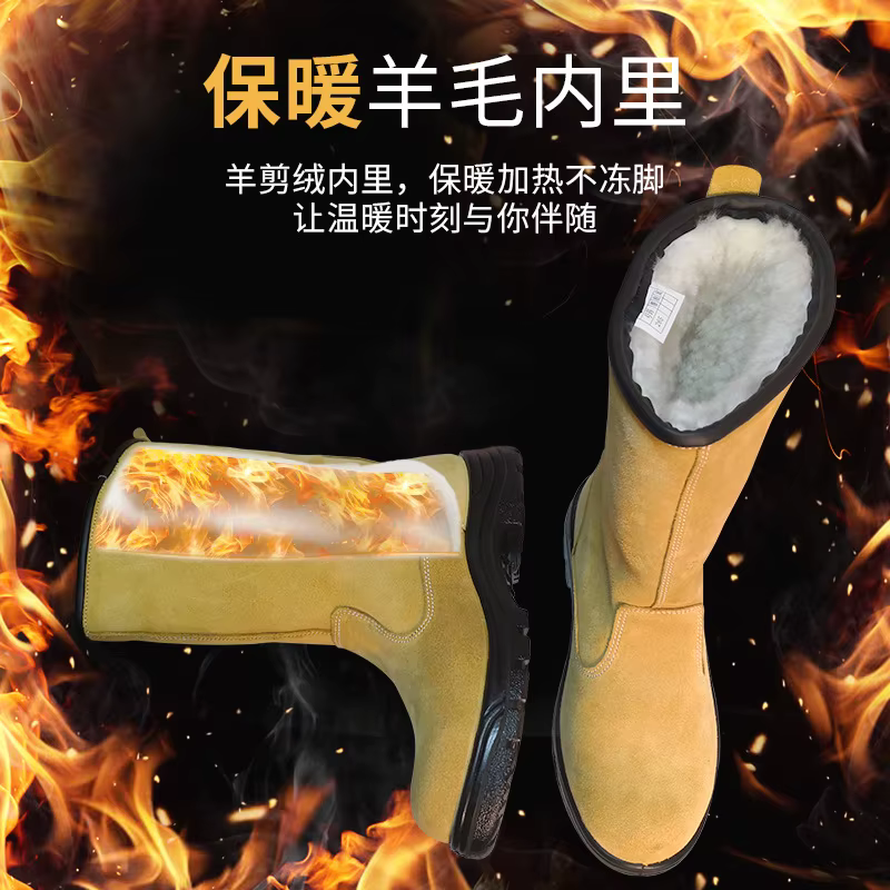 KOWM botas senderismo piel impermeable – Hombre trekking caza - imagen 3