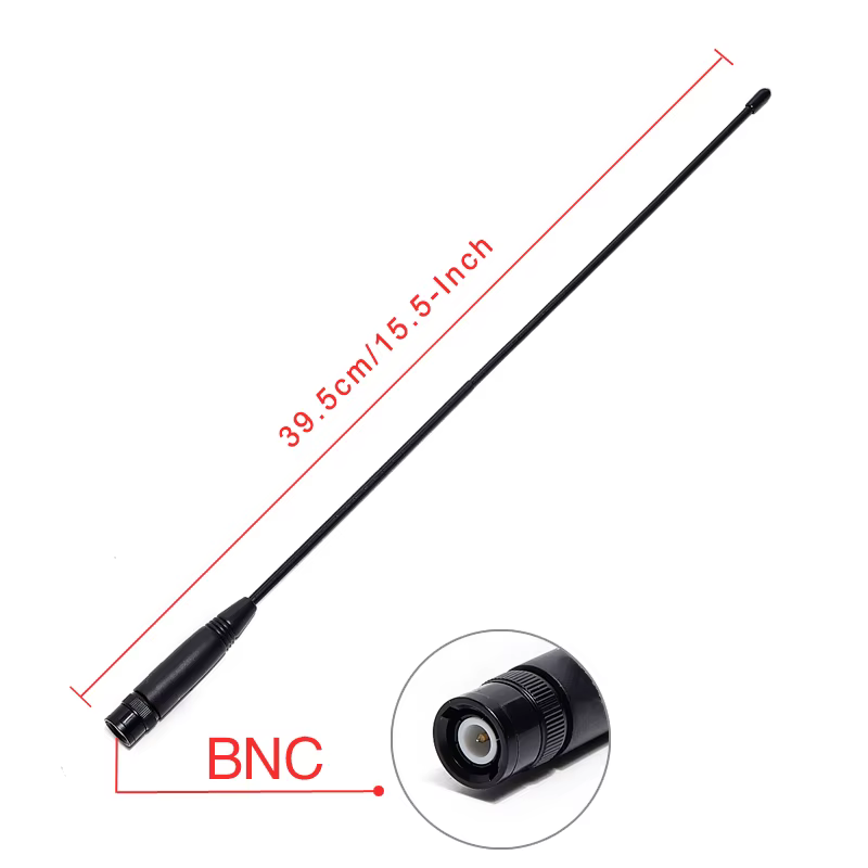 ABBREE AR-771 27 MHz antena látigo para radio CB portátil de mano - imagen 4