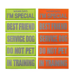 Parche reflectante IR perro servicio – Chaleco táctico exterior