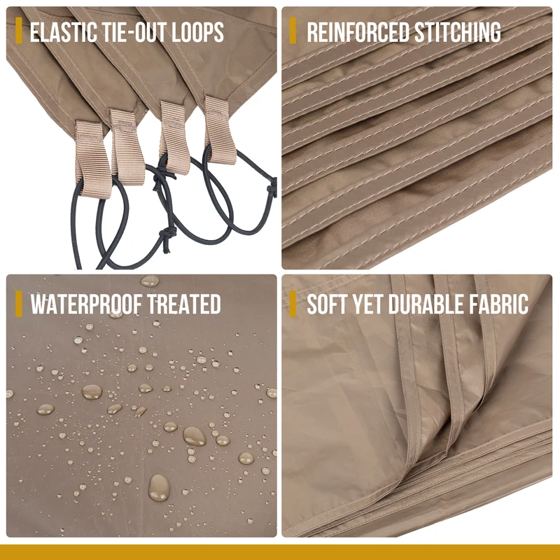 OneTigris cubierta impermeable de suelo para tienda, alta calidad - imagen 3