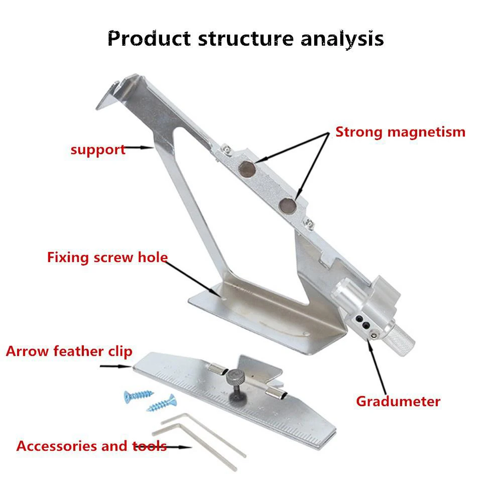 Kit fletching plumas adhesivas – Herramienta instalar flechas arco - imagen 4